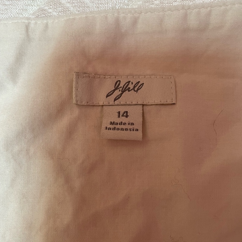 100% cotton J. Jill skirt - Picture 3 of 3